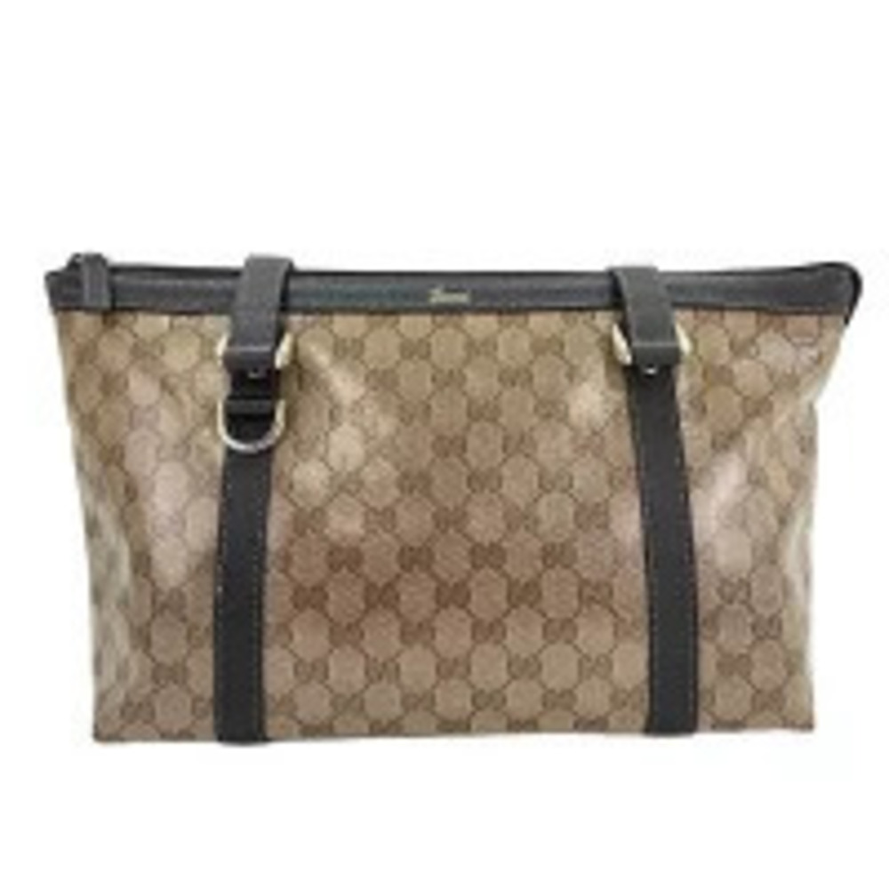 Gucci GG Crystal Tote Bag Beige Cream